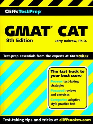 cover image of CliffsTestPrep GMAT CAT (Computer-Adaptive Graduate Management Admission Test)